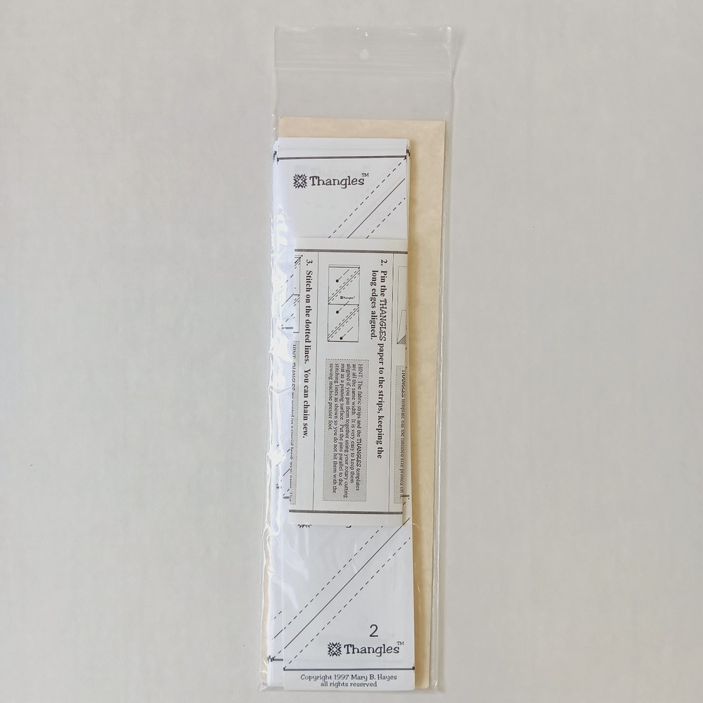 Thangles 2.0" Finished Paper Templates ~39 Sheets