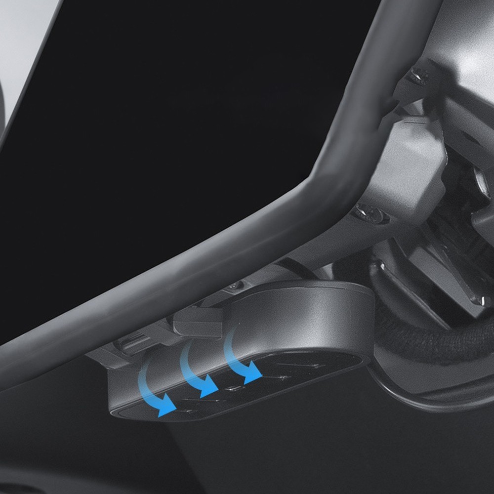 Foldable Charger Hub for Tesla For Model 3 Streamlined Under Screen Docking