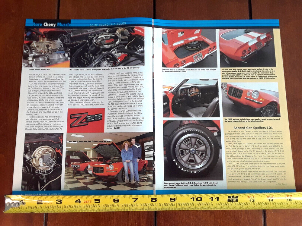 1970 CAMARO COPO Z28 ORIGINAL 2005 ARTICLE