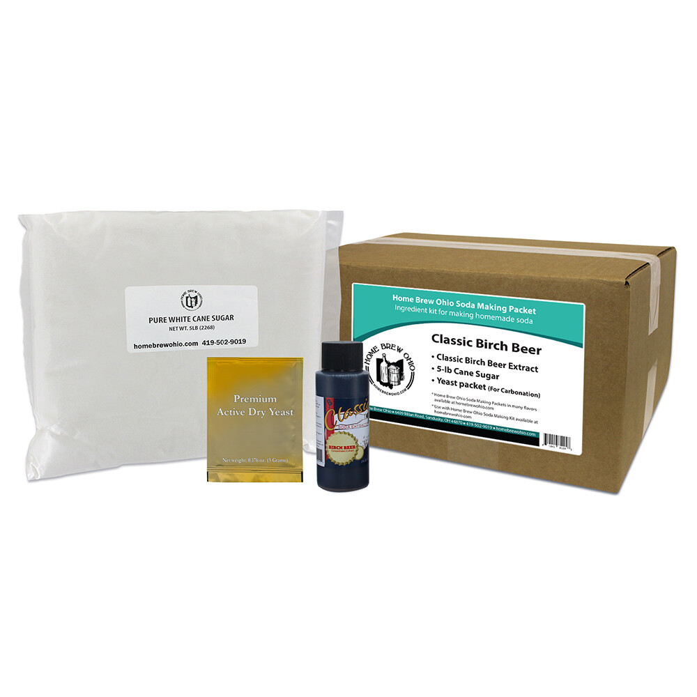 Home Brew Ohio Soda Making Packet-Classic Birch Beer