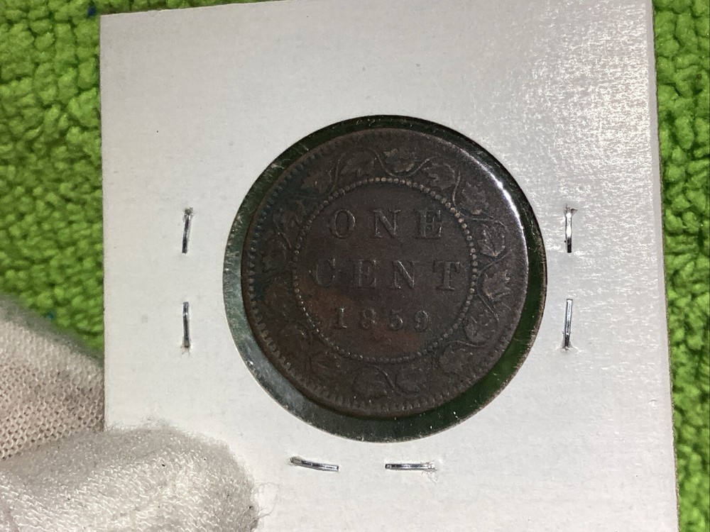 1859 CANADA 🇨🇦 LARGE CENT FREE 🚢 SHIPPING