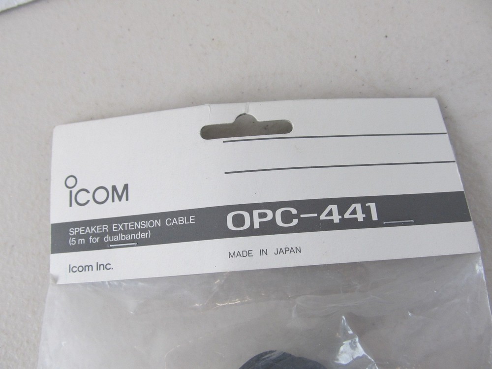 Icom OPC-441 Speaker Extension Cable NEW