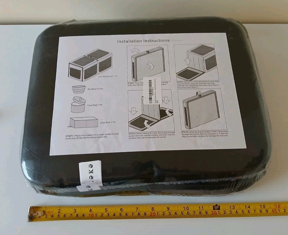 Foldable Pet Carrier Bundle - Holds 2 Animals - Brand New