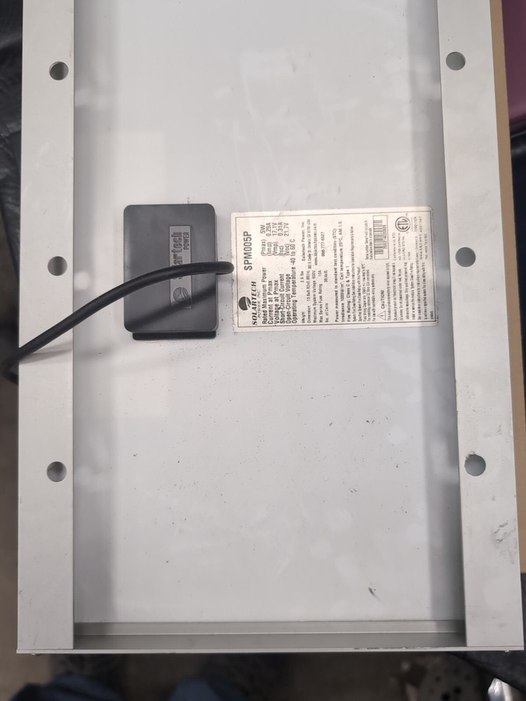 Solartech Power Spm005p-A Solar Panel,5W,Polycrystalline