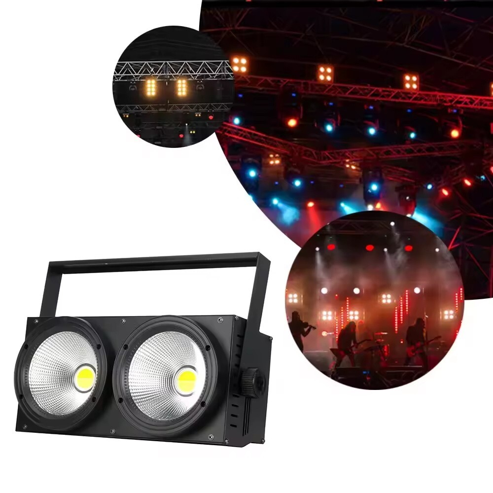 200W COB Audience Light 2eyes LED Matrix Blinder Light Pro Wash DJ Light