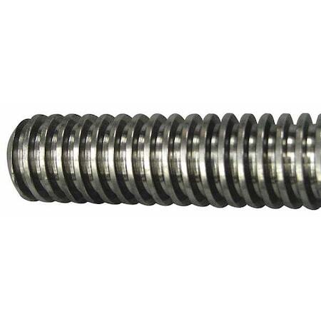 Zoro Select 44937 6Ft. Plain Low Carbon Steel Acme 3/4"-6 Threaded Rod