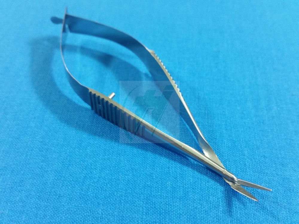 PREMIUM QUALITY PACIVATED VANNAS MICRO SURGICAL SCISSORS ANGLED FORWARD 3"