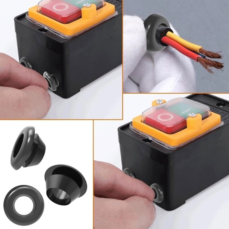 70pack Elastics Cable Entry Sealing Grommets For Switchboards And Control Panel