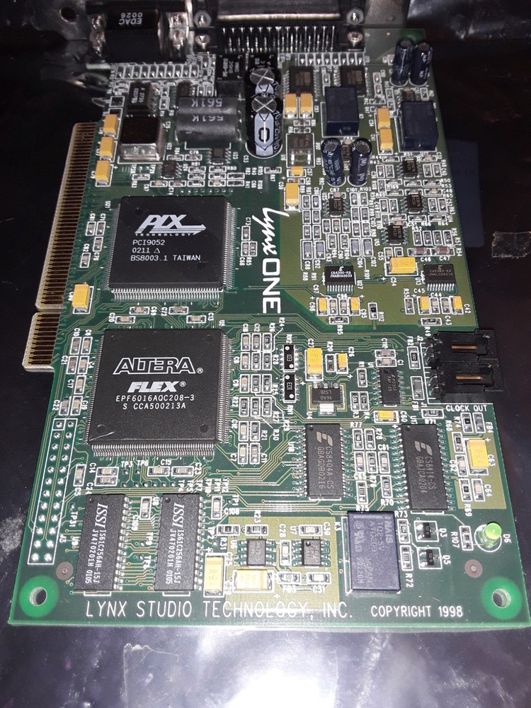 LYNX ONE STUDIO TECHNOLOGY PCI PC SOUND CARD