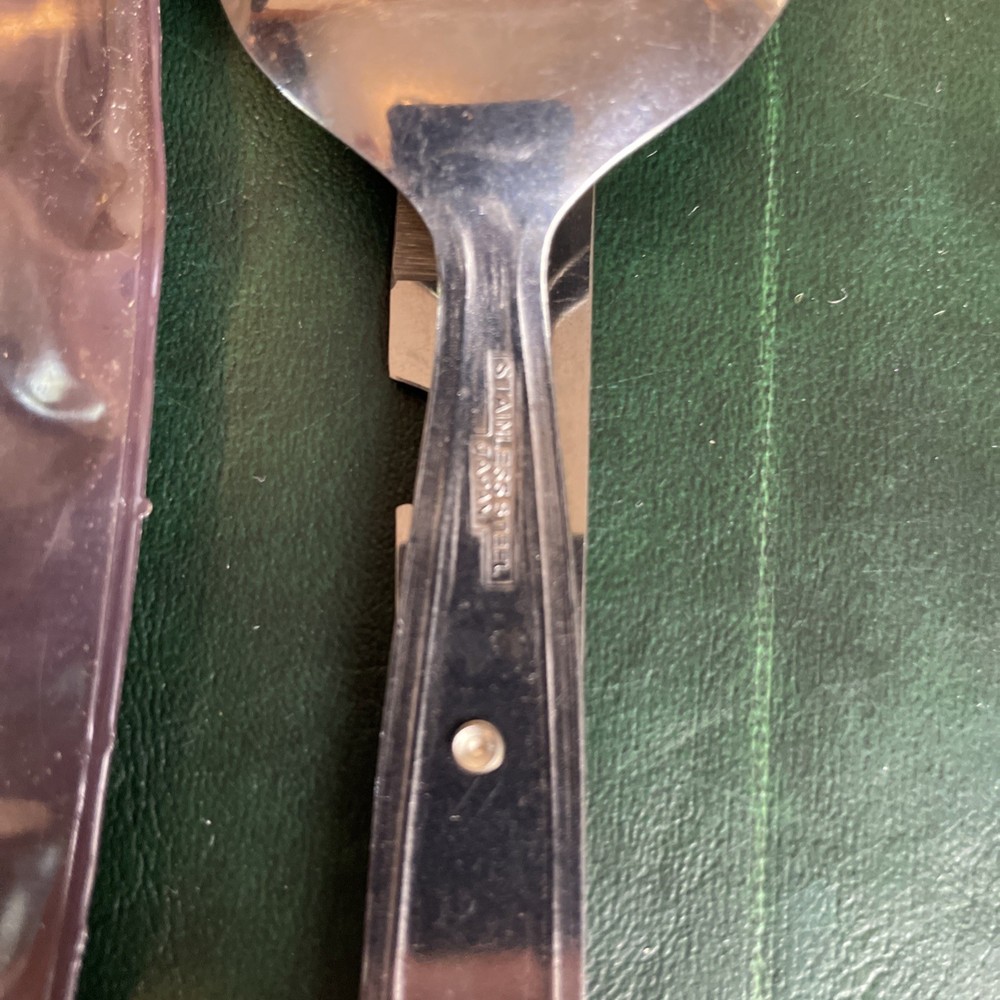 Camping Utensil Set Nesting Knife Fork Spoon