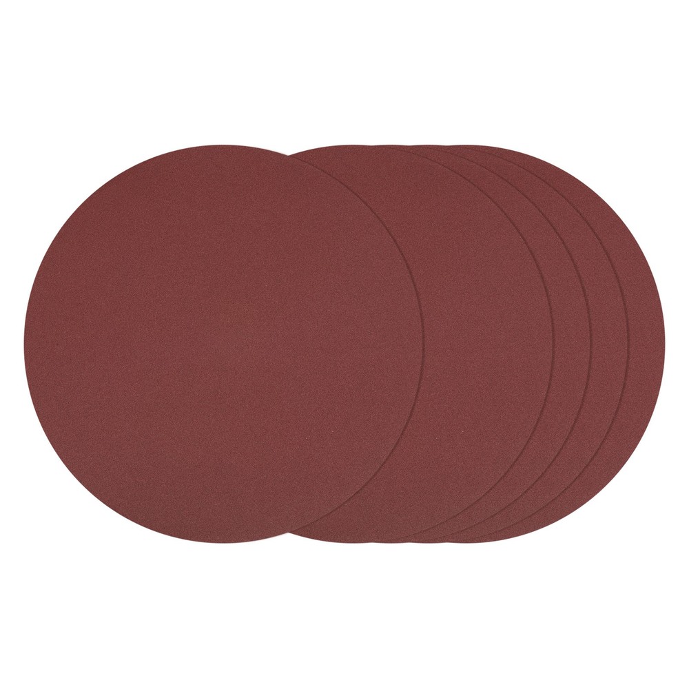 10 Pcs Sanding Disc 10 Inch 150 Grit Hook and Loop Random Orbital Sandpaper, Red