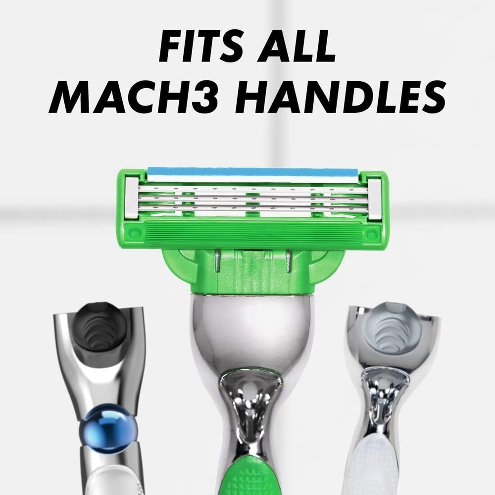 Gillette Mach3 Sensitive Mens Razor Blade Refills 20 Count Designed for