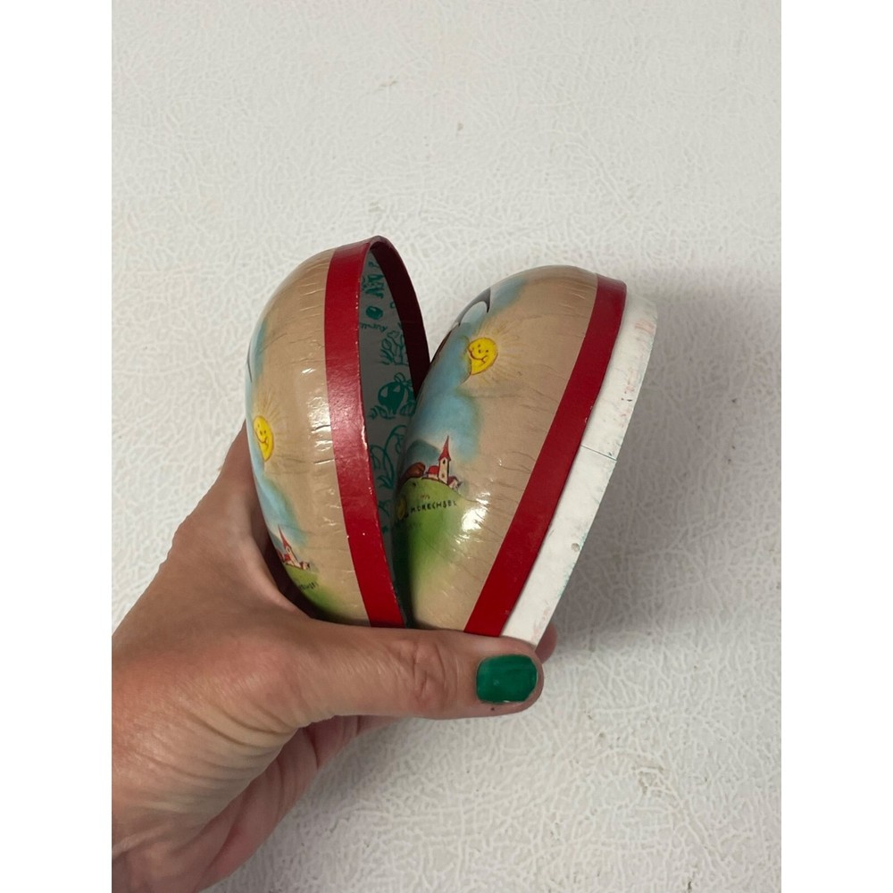 Vintage German Easter Egg Rabbit & Chicks Design by M. Drechsel Germany