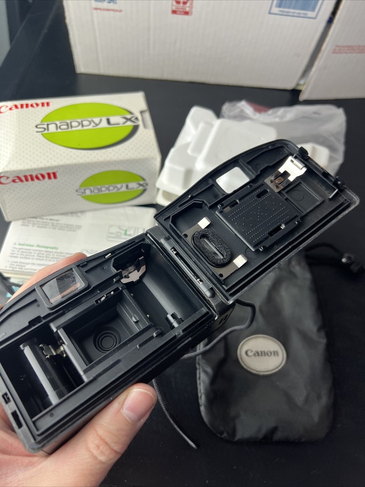Canon Snappy LX Camera With Box Inserts And Carry Case