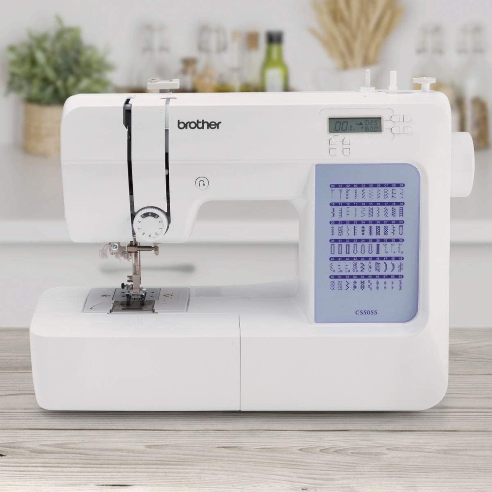 CS5055 Computerized Sewing Machine, 60 Built-in Stitches, LCD Display, 7 Feet...