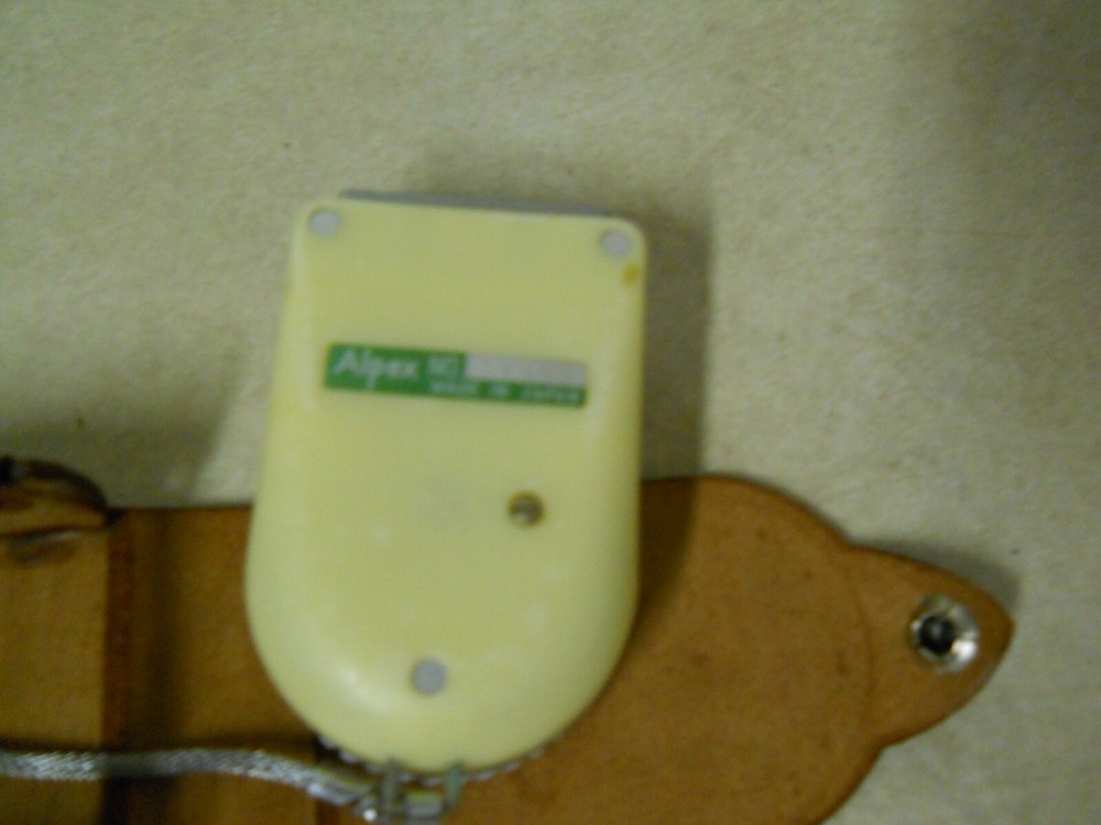 Alpex 661707 Exposure Meter In Leather Case with Chain