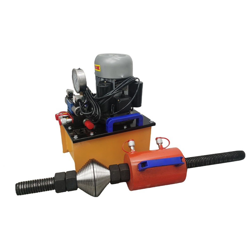 70T Excavator Sleeve Pressing Machine 220V Electromagnetic Foot Switch Pump