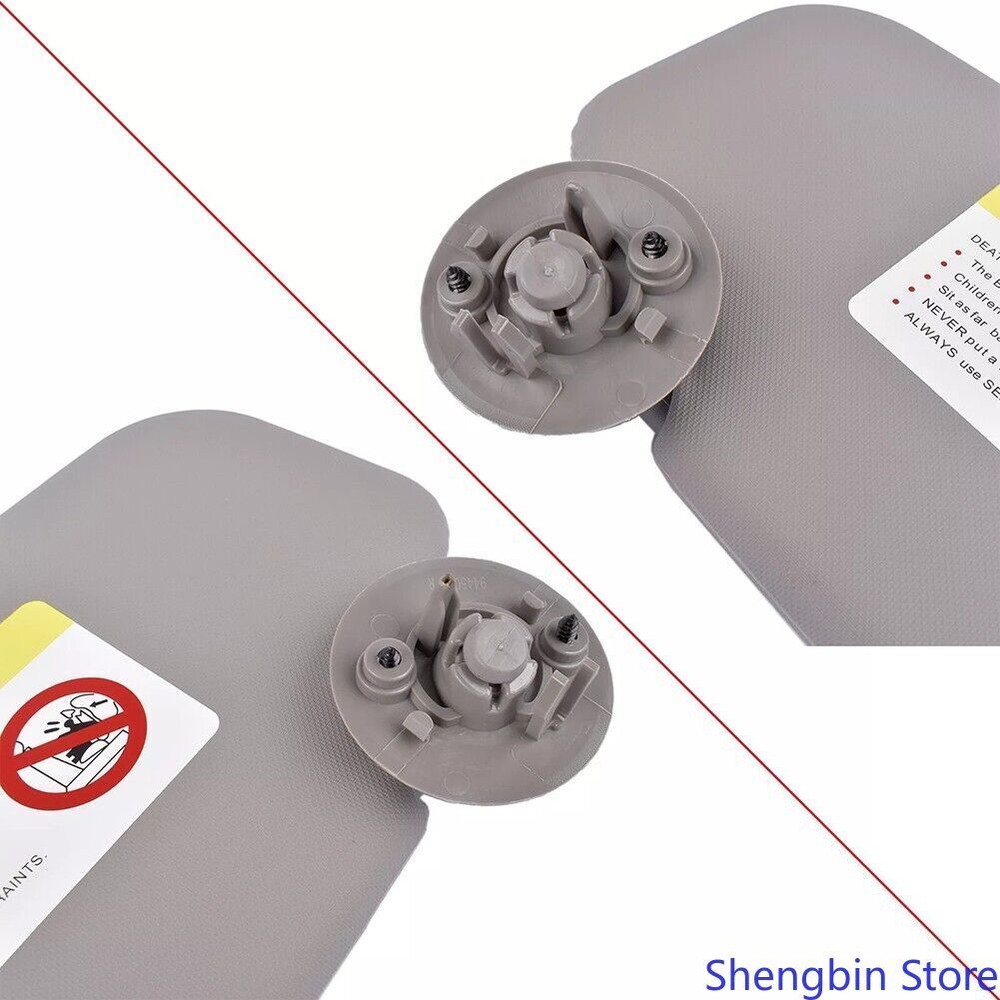 Replacement Sun Visor Set for Chevrolet Driver & Passenger Side Gray