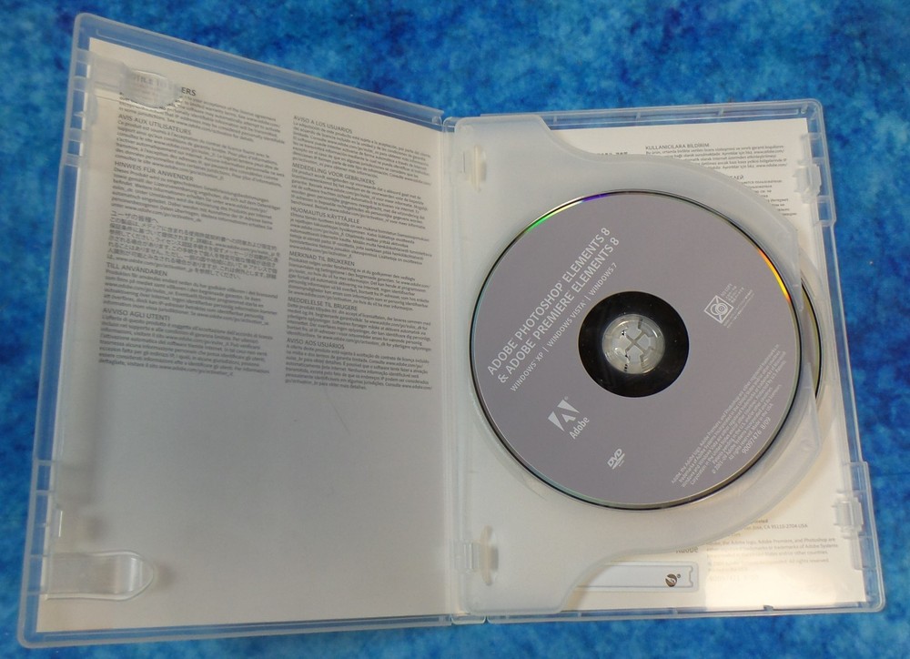 DVD Adobe Photoshop Elements 8 & Premiere Elements 8