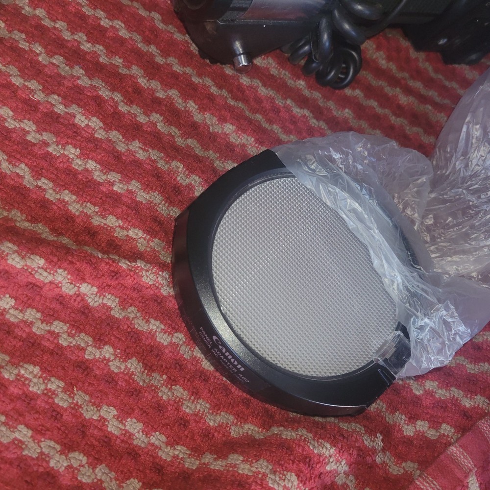 Canon Speedlite 480 EG Flash Gun + Diffuser Free 2 Ship