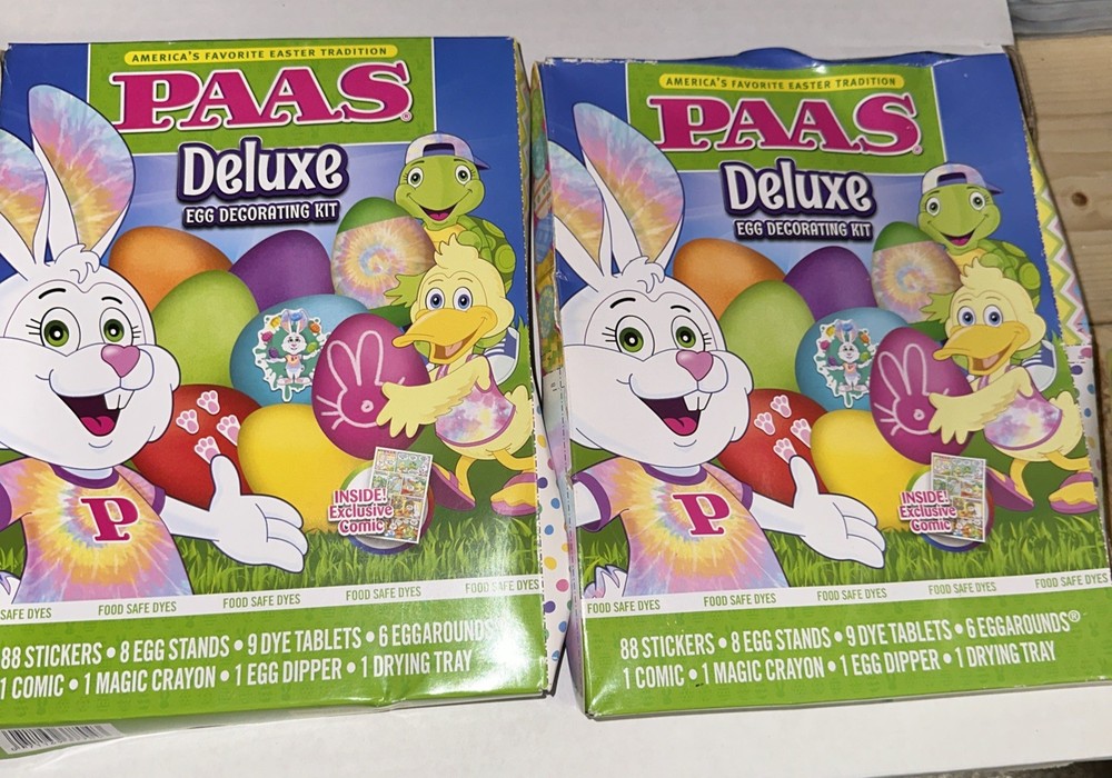 2 Paas Deluxe Easter Egg Decorating Kit
