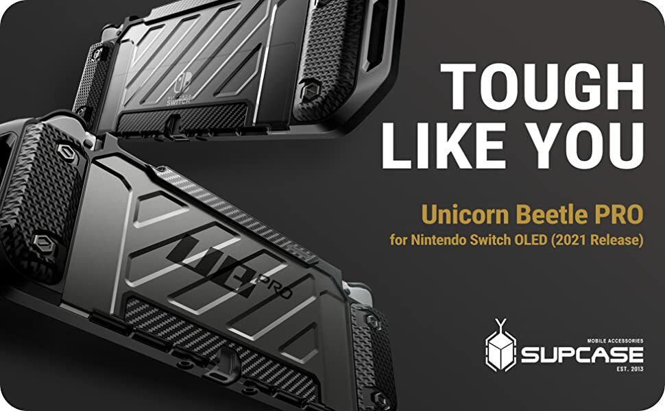 SUPCASE For Nintendo Switch OLED Console Joy-Con Grip Case Dockable Cover 2021