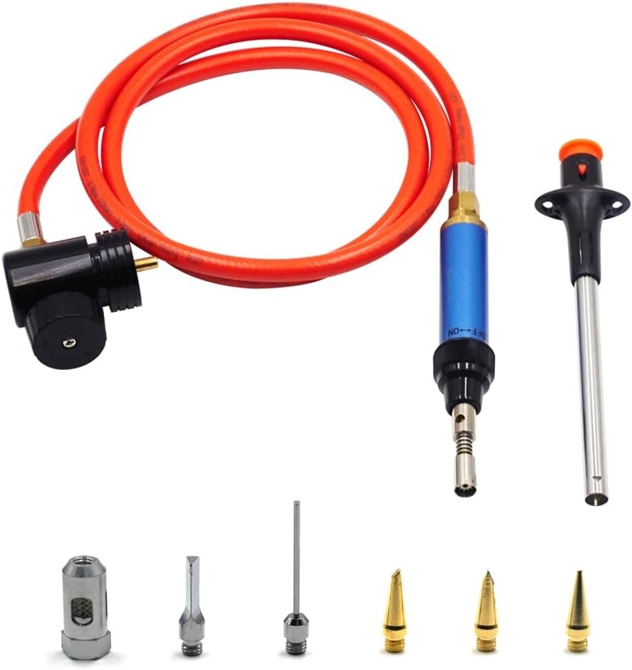 Multi-Function Propane Torch Kit with 3' Hose - Free Flint Lighter Included=