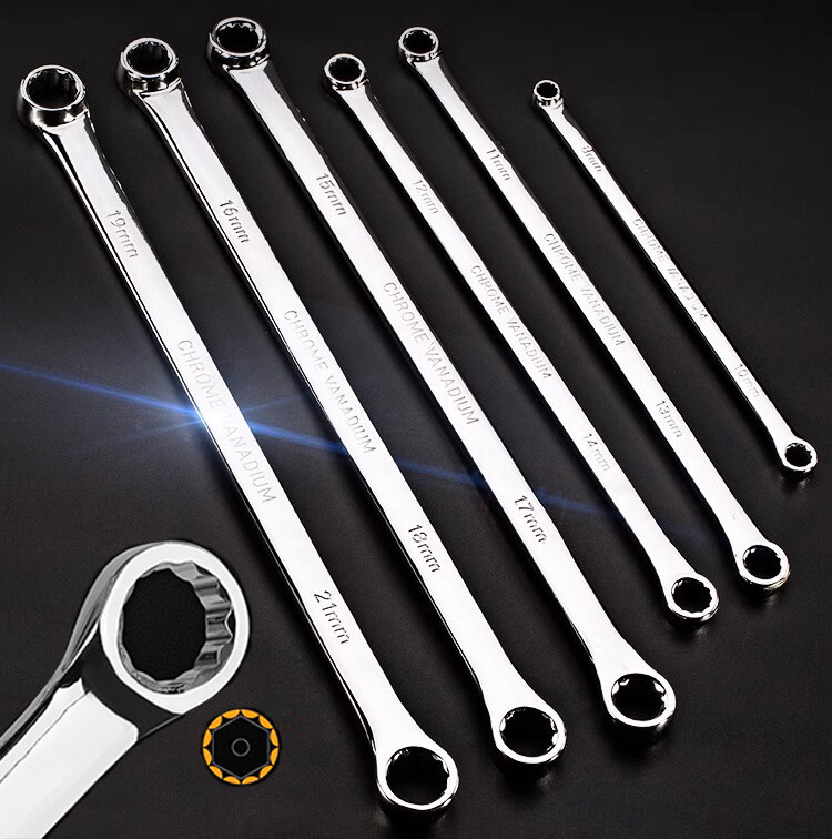 Extra Long Box End Wrench Metric Aviation Spanner Extended Bolt Extractor Wrench