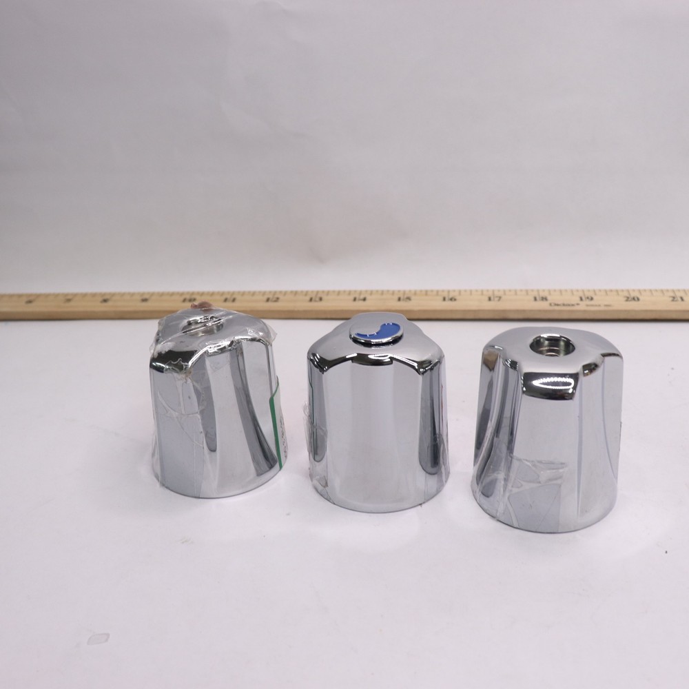 (3-Pk) Large Canopy Handles Set Chrome 341152 - Incomplete