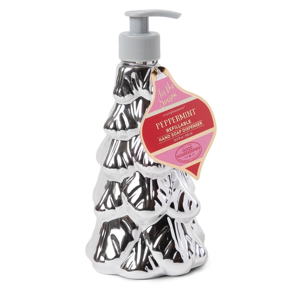 Simple Pleasures Metallic Christmas Tree Trees 2 Pack, Multicolor