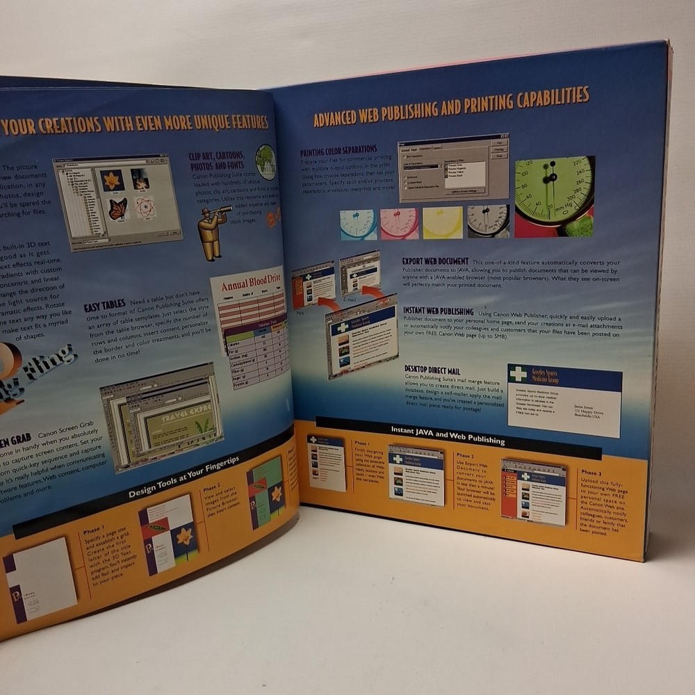 Canon Publishing Suite Software Photos Special Effects