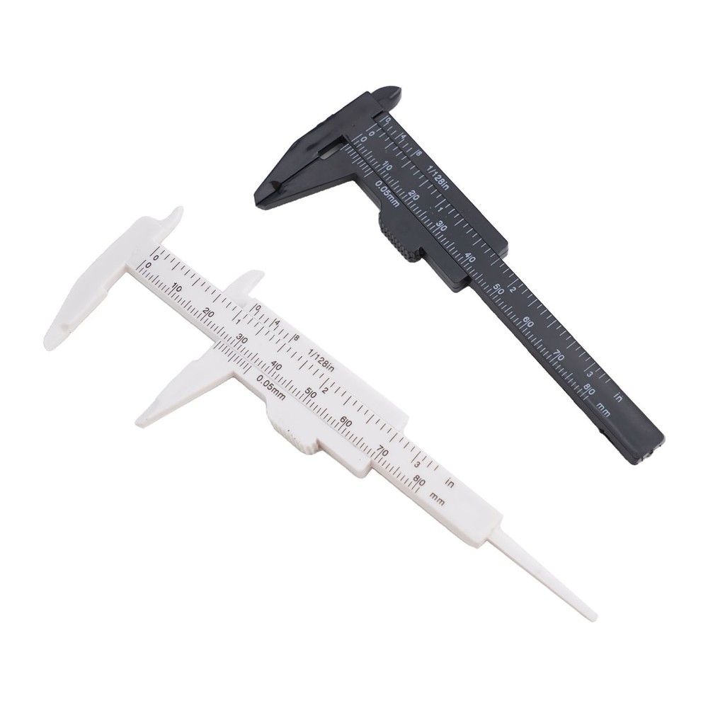 Portable Plastic Vernier Caliper Ruler for Quick and Convenient Measurements