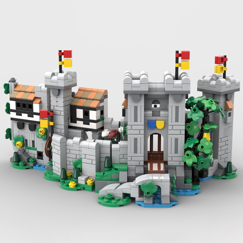 1102 PCS 10305 Micro Castle MOC - Set for Collection Building Toy