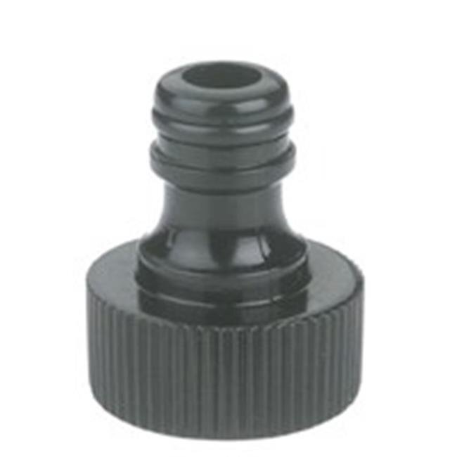 Gilmour 39QM Male Faucet Connector, Black