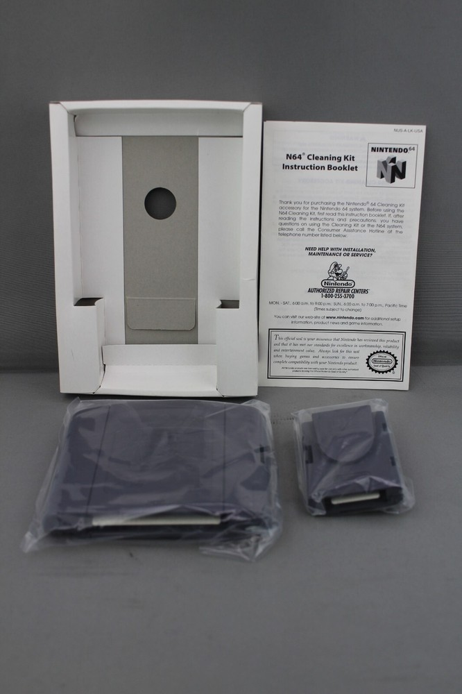 NINTENDO 64 ORIGINAL CLEANING KIT IN BOX
