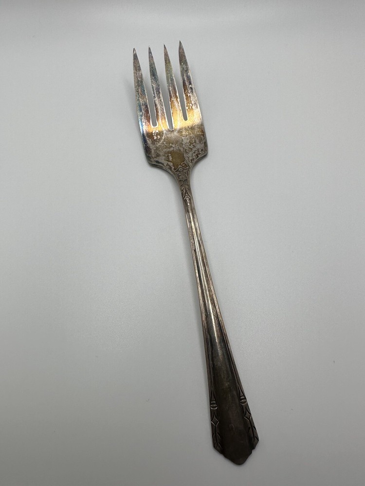 Vintage Wm Rogers Cold Meat Fork 8.5”