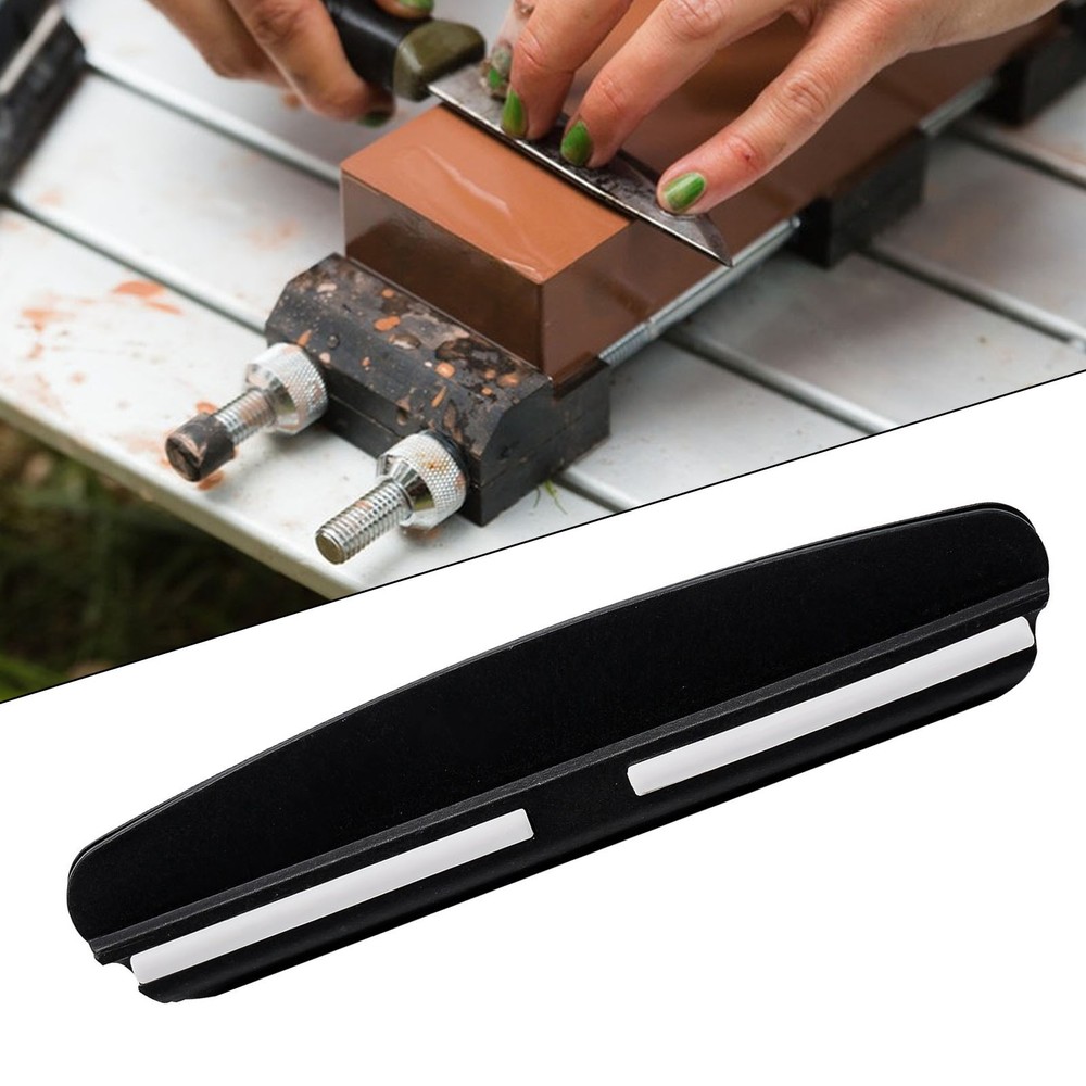 Grinding Stone Auxiliary Device Angle Sharpener Kitchen Knives Black White