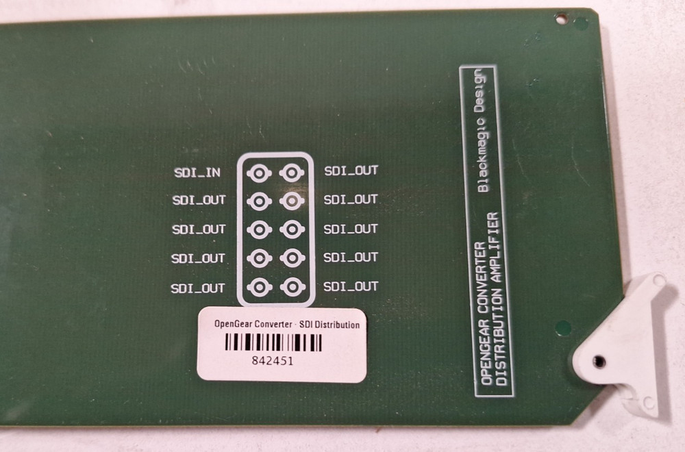 Blackmagic Design BMD-PCB172 Opengear Converter SDI Distribution Amplifier