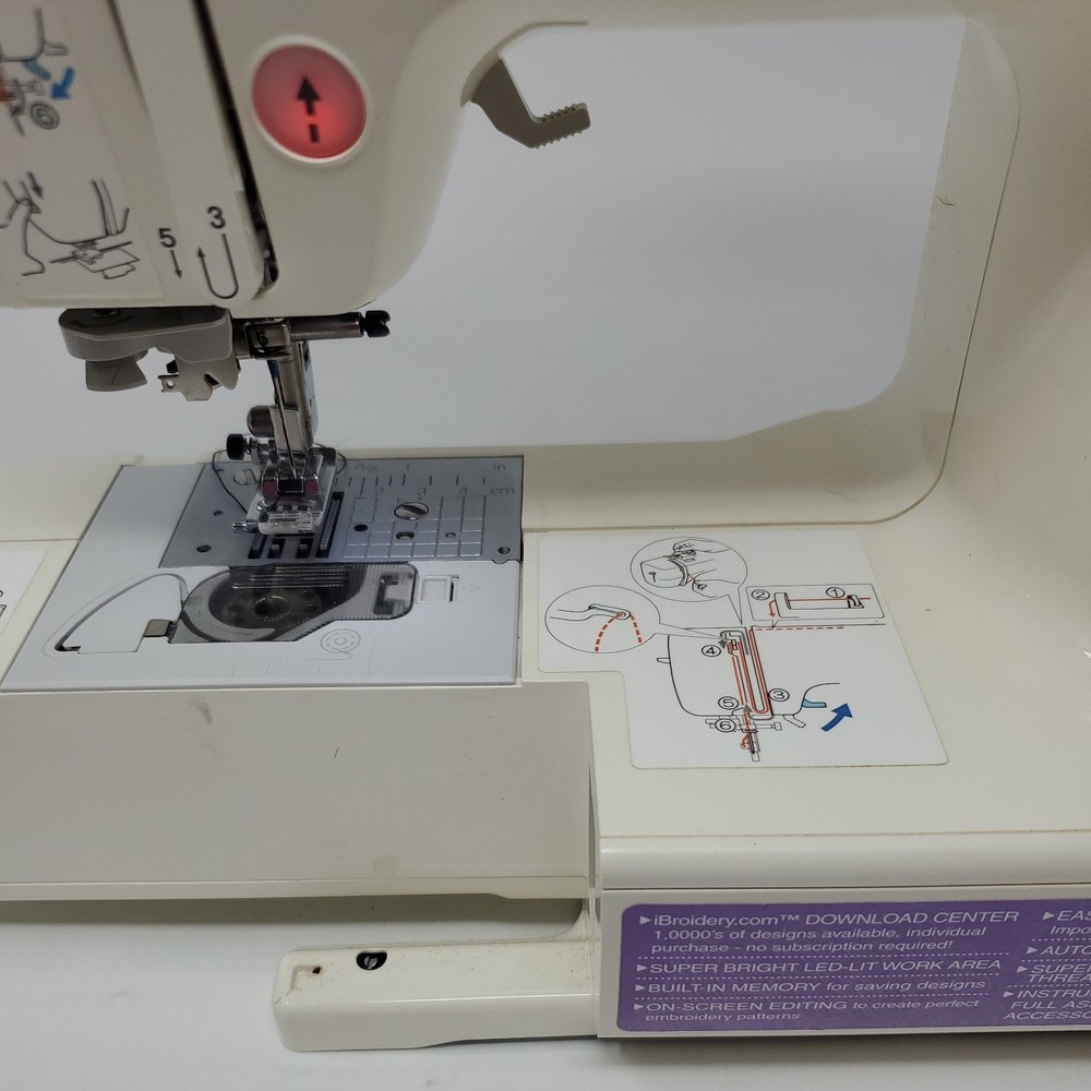 Brother SE-400 Computerized Embroidery Sewing Machine No Base, Tested/Works