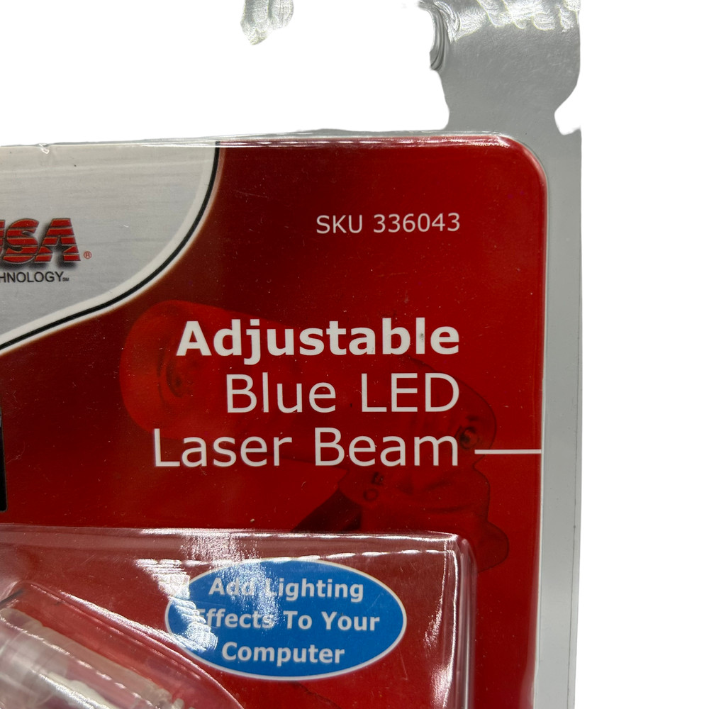 Adjustable Super Blue LED Laser Beam desktop modification lighting effects