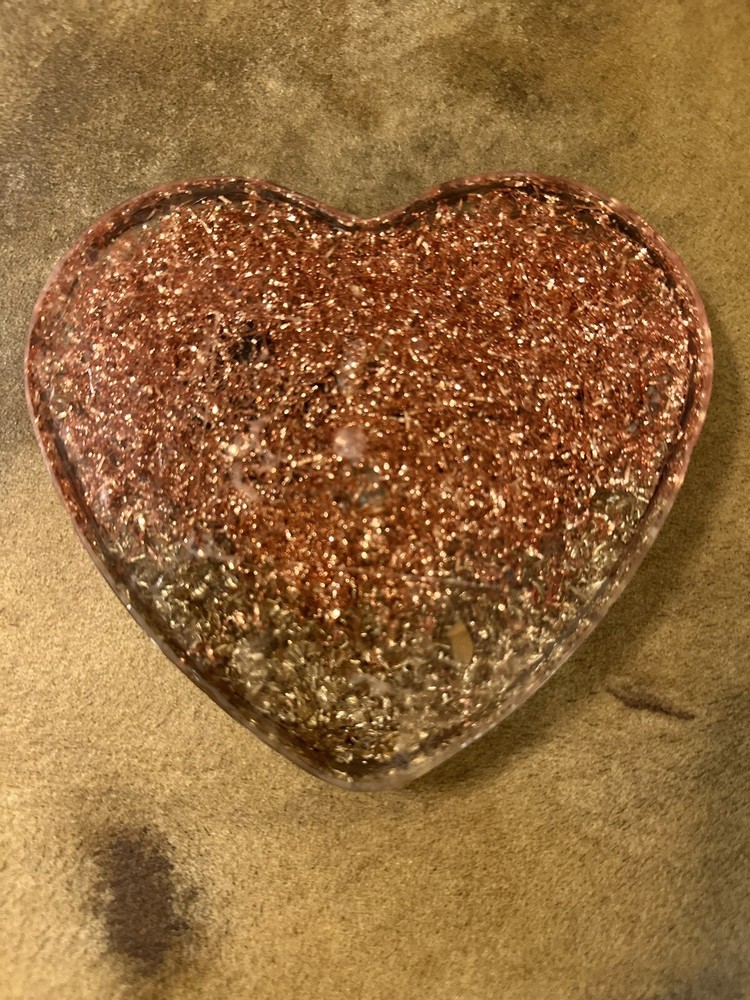 Orgonite Heart Disc