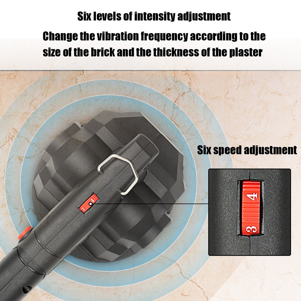 Automatic Tile Vibrator Suction Cup Floor Laying Machine Leveling Tool Hand-Held