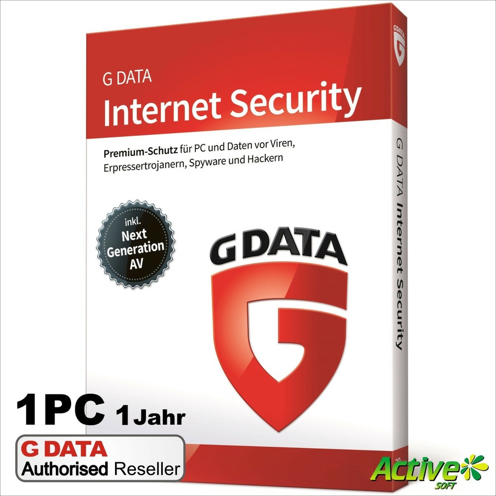 G Data Internet Security 2024 | 1 PC 1 Jahr | Vollversion GDATA DE ESD 2 min.