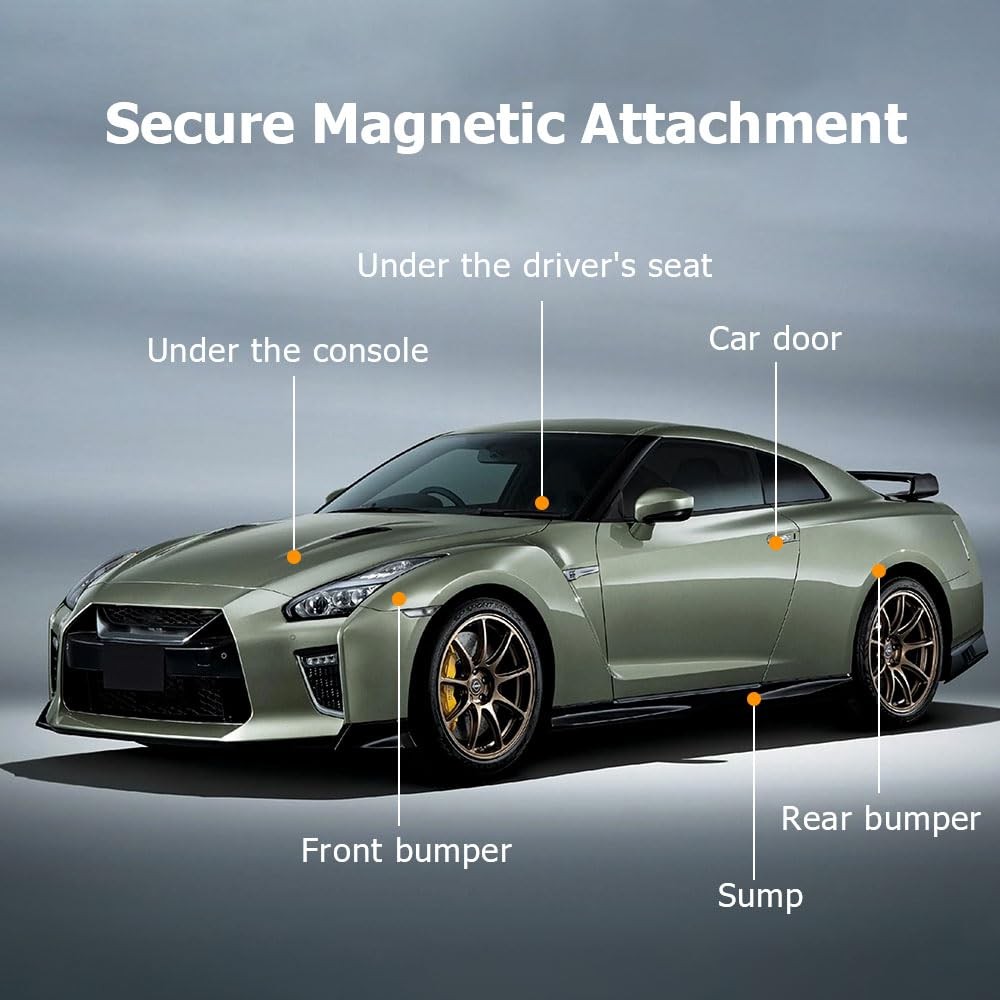 GPS Tracker for Vehicles Work with Built-in APP Compatible with Android Devic...