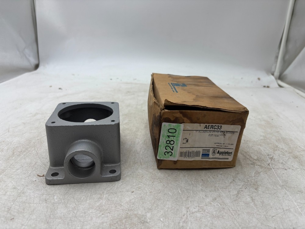 Appleton AERC33 1" 30A Aluminum Powertite Mounting Box