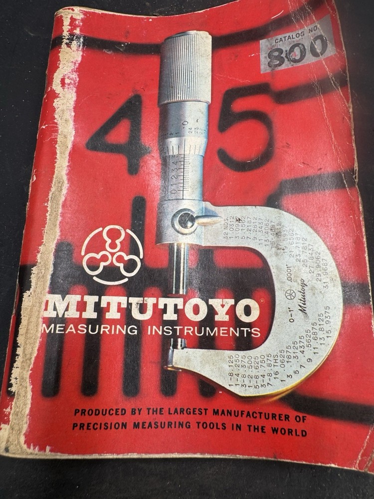 Mitutoyo Measuring Instruments Catalog #800