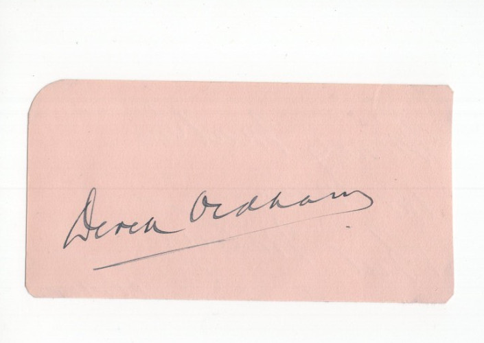Derek Oldham Signed Clip / Autographed Opera Singer
