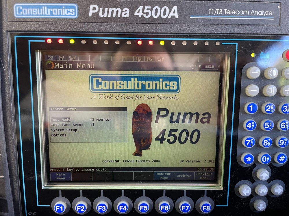 Consultronics Puma 4500A Telecom/Datacom Analyzer