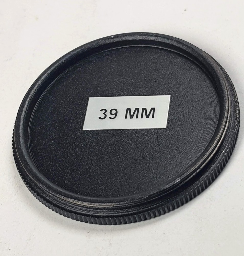 39mm Metal Front Lens Cap Screw-in 39 mm E39 E-39 High Quality Solid one pc
