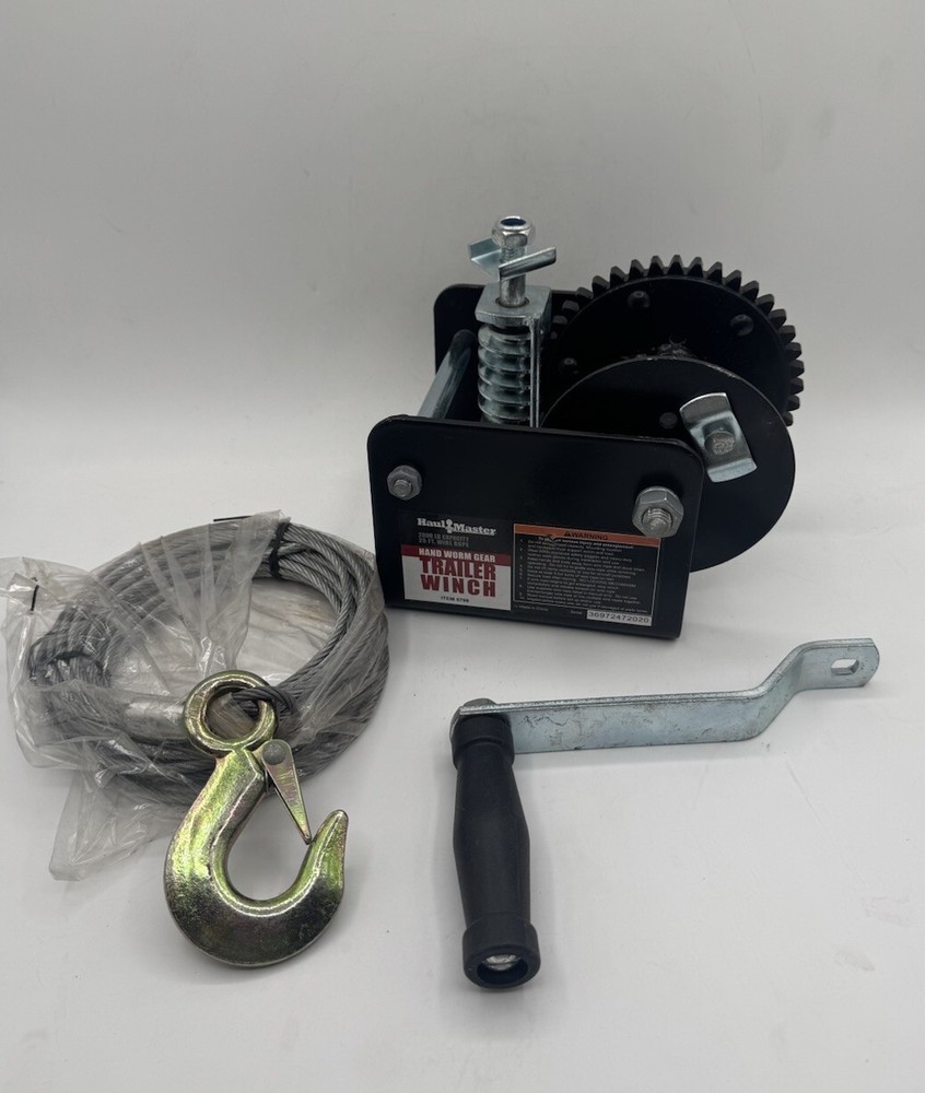Haul-Master 2000lb, 1 Ton Capacity 25ft Cable Item 5798